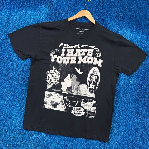 Phoebe Bridgers “I Hate Your Mom” Rock Band Graphic T-Shirt Size Large - Picture 3 of 4